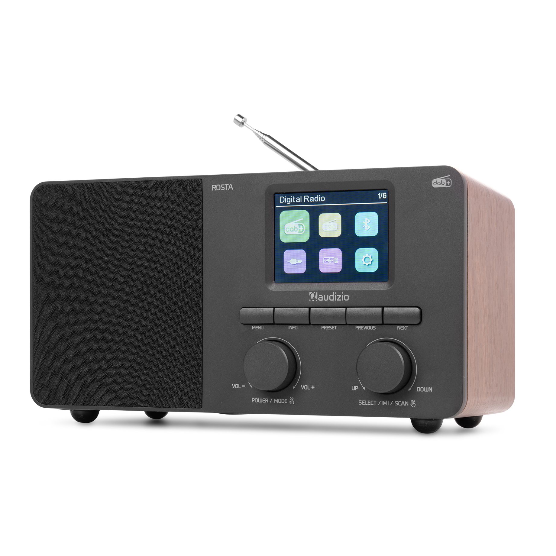 Rosta DAB+ Radio Wood