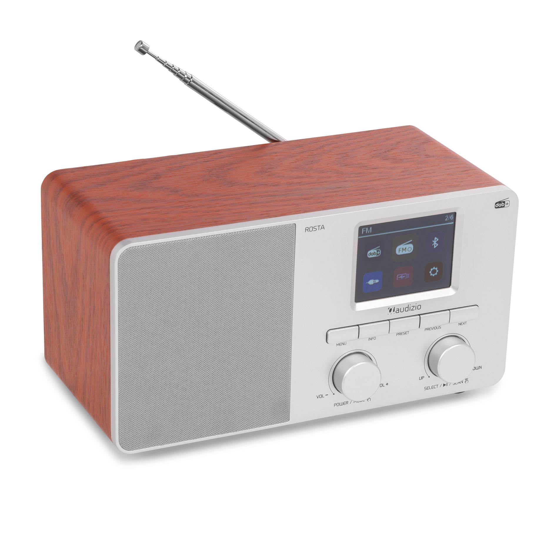 Rosta DAB+ Radio Silver