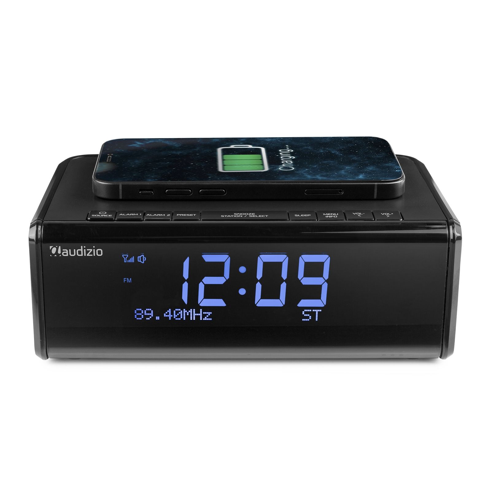 Cuneo Clock Radio DAB+ with wireless charging