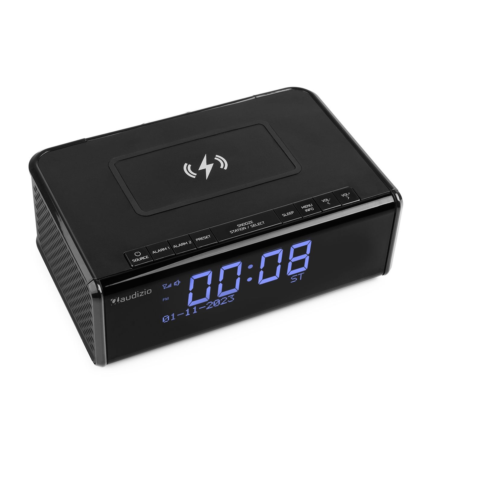 Cuneo Clock Radio DAB+ with wireless charging
