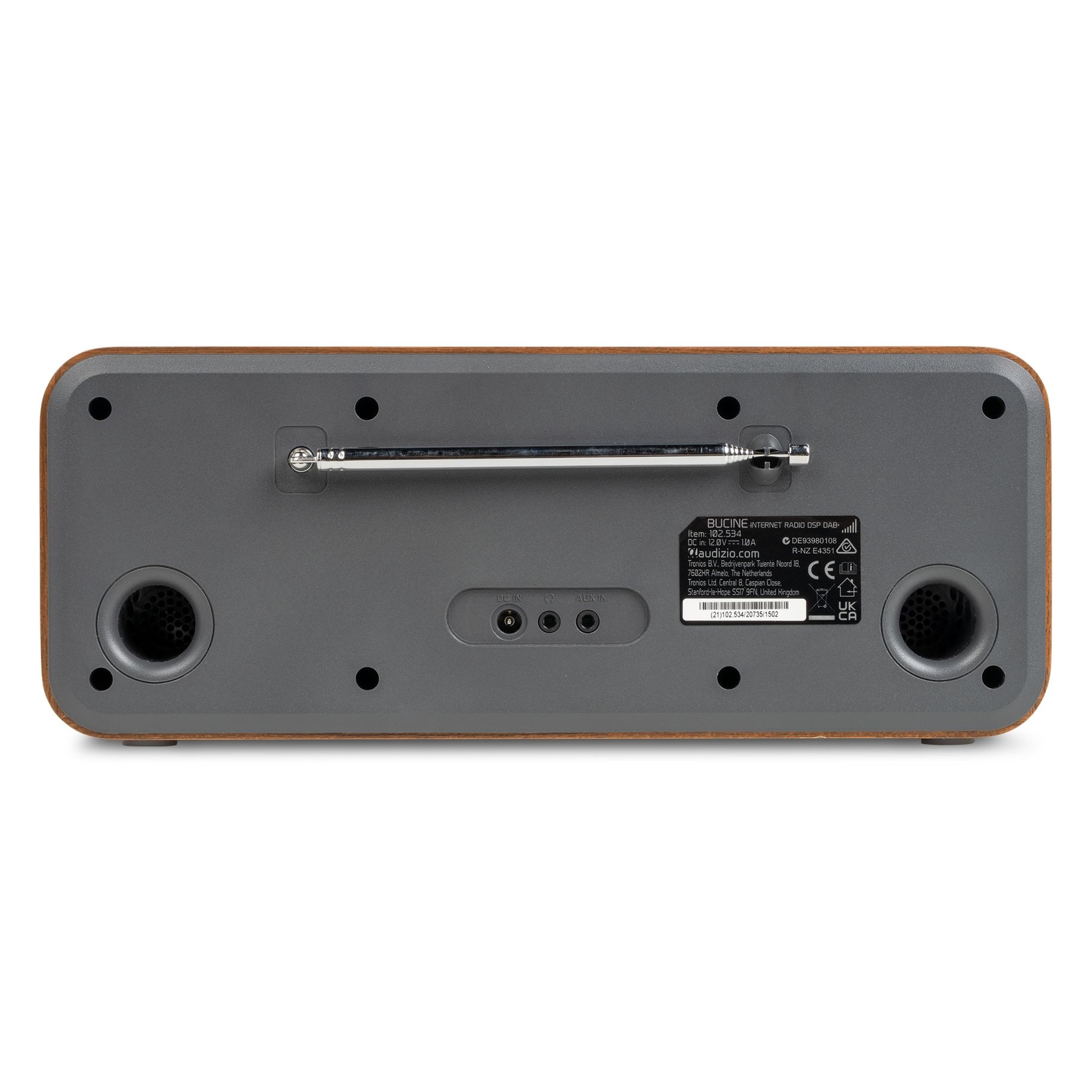 Bucine Stereo Internet Radio with DAB+ Dark Grey