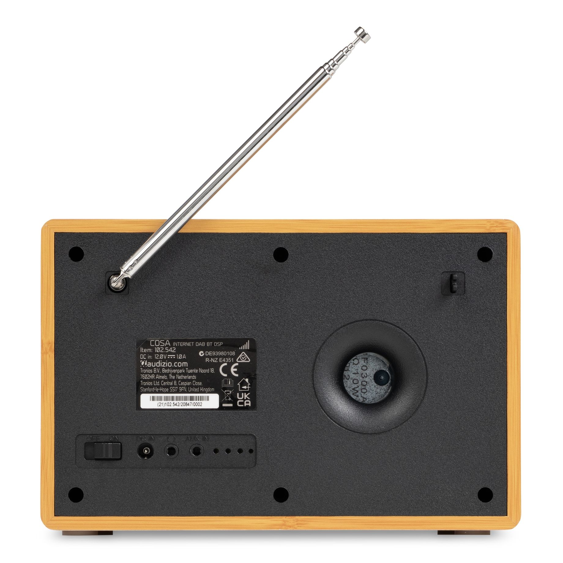 Cosa Internet Radio with DAB+/FM Tuner Light Wood