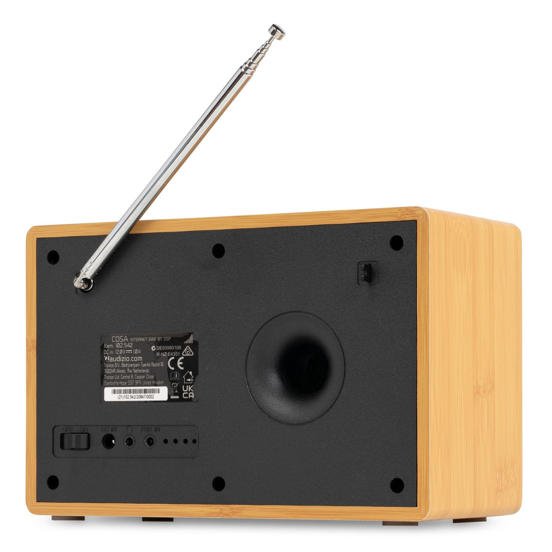 Cosa Internet Radio with DAB+/FM Tuner Light Wood
