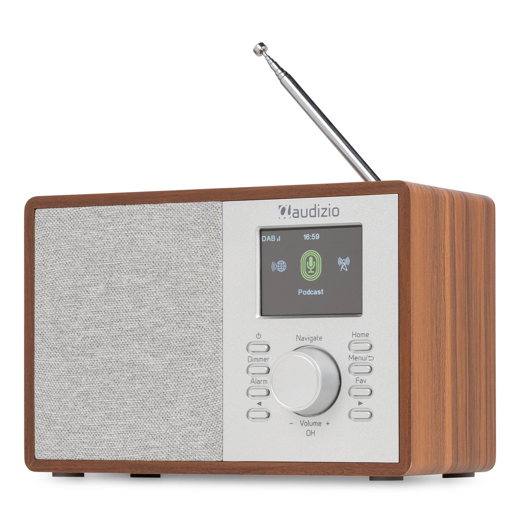 Cosa Internet Radio with DAB+/FM Tuner Wood
