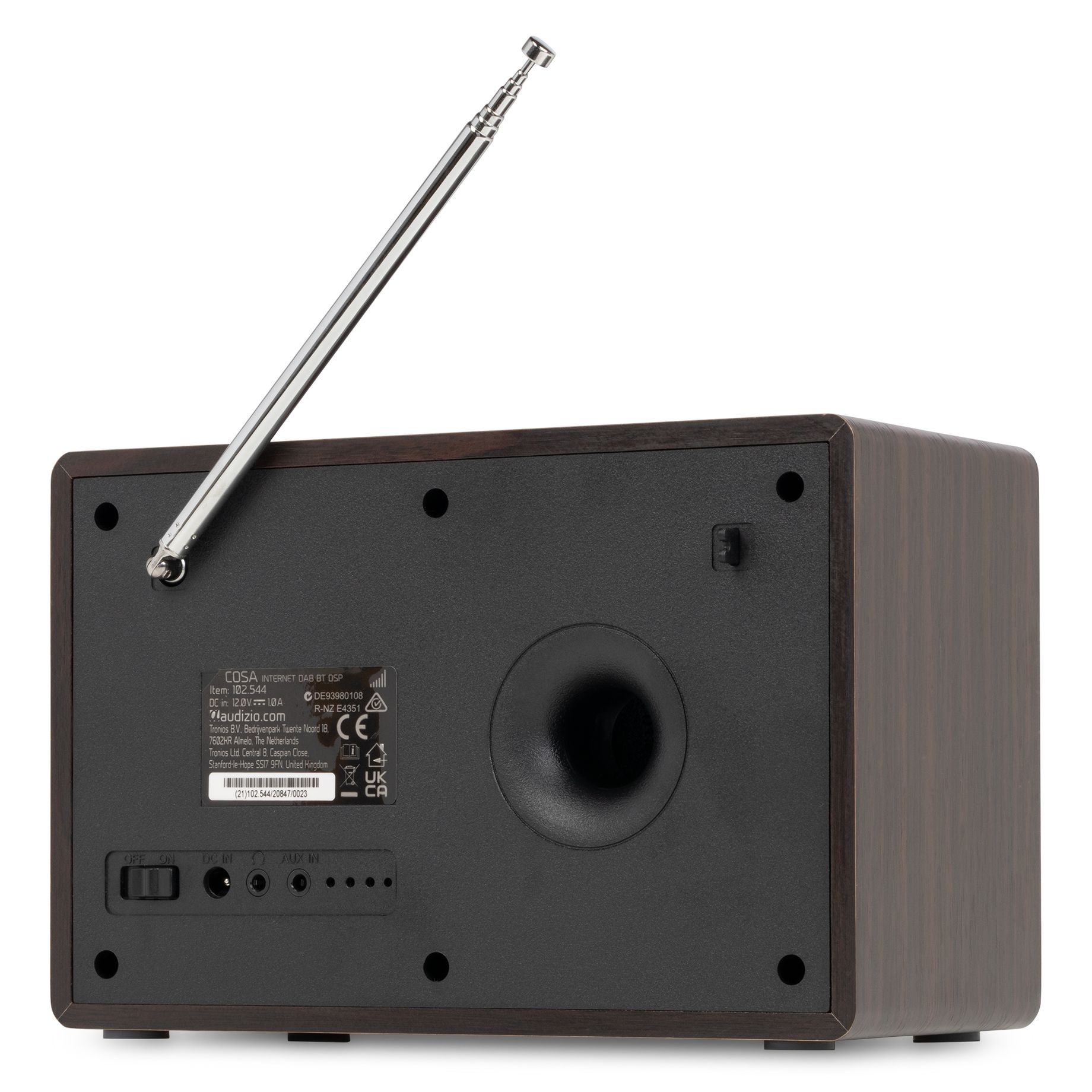 Cosa Internet Radio with DAB+/FM Tuner Dark Wood