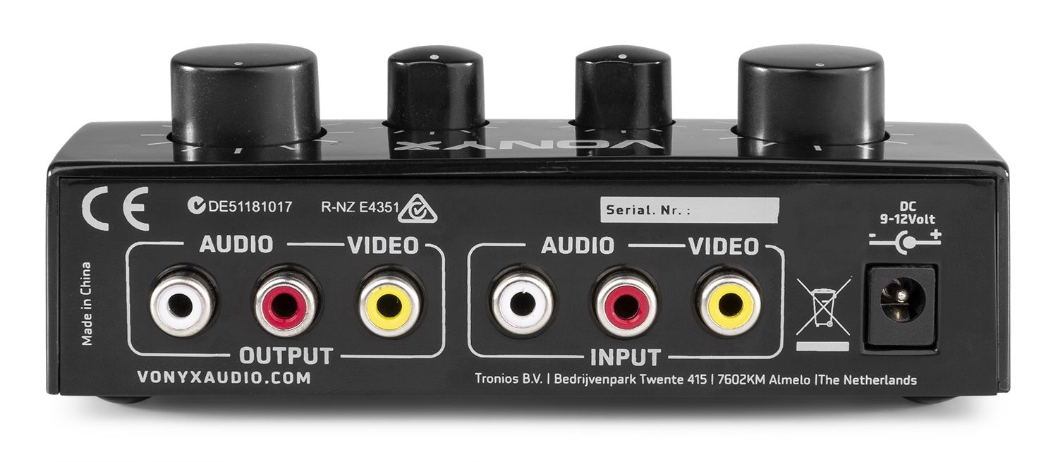 AV430B Karaoke Microphone Controller Black