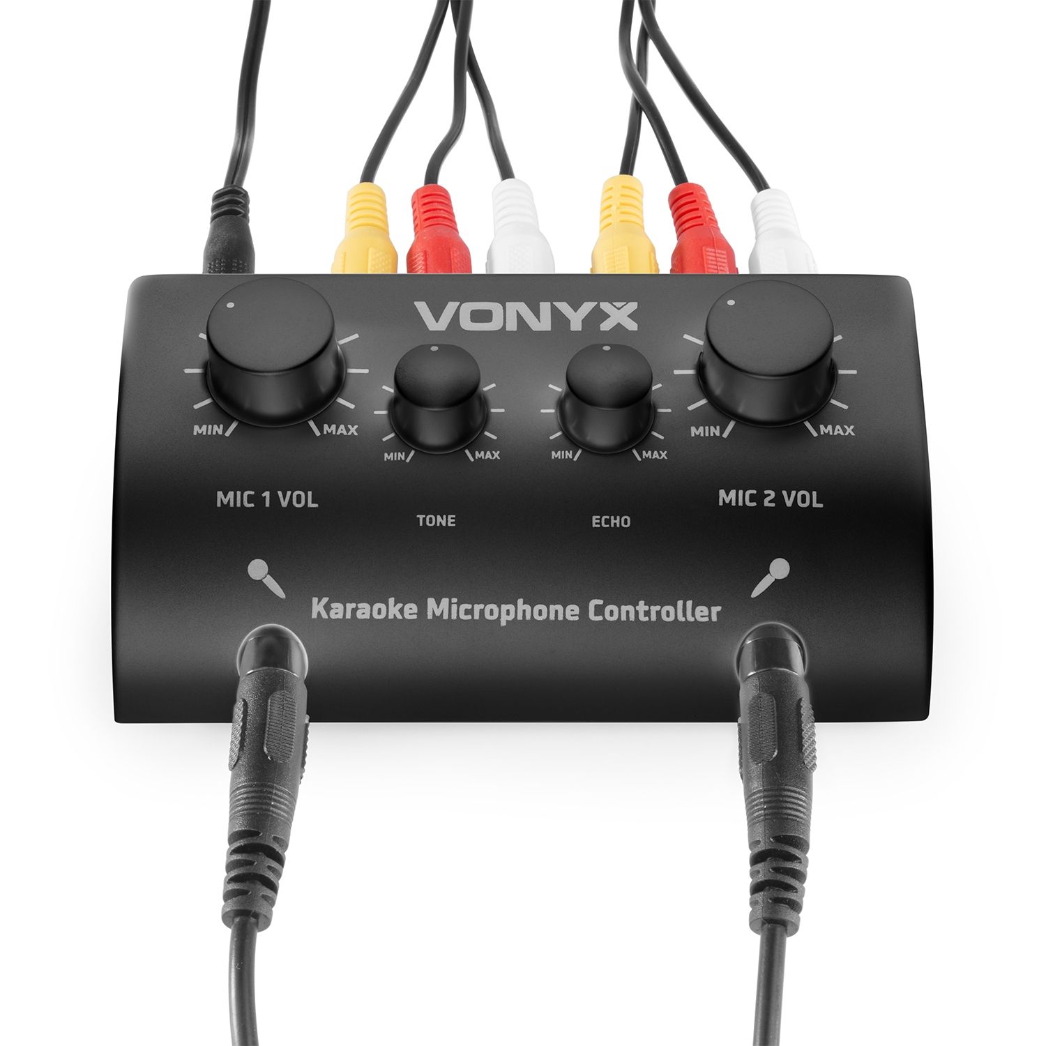 AV430B Karaoke Microphone Controller Black