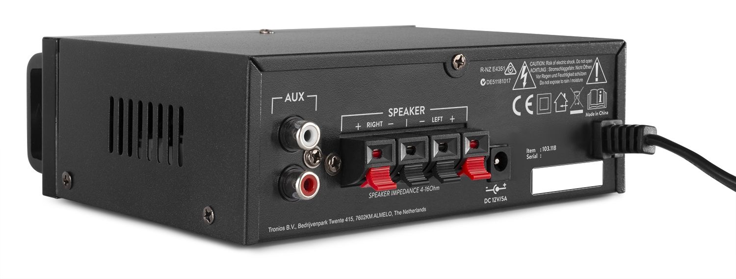 AV340 Amplifier with Multimedia Player