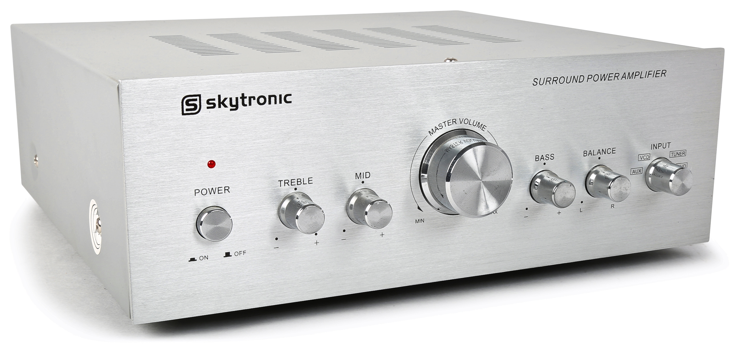 AV400 Stereo Amplifier Silver