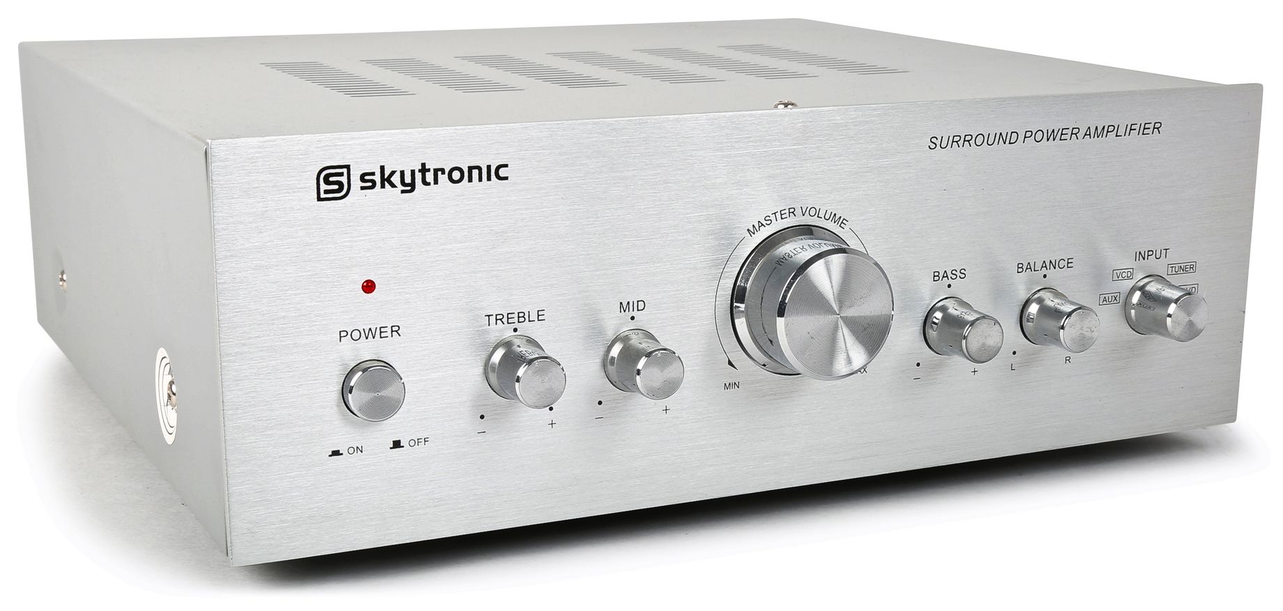 AV400 Stereo Amplifier Silver