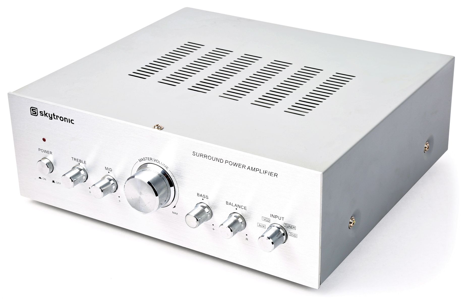 AV400 Stereo Amplifier Silver
