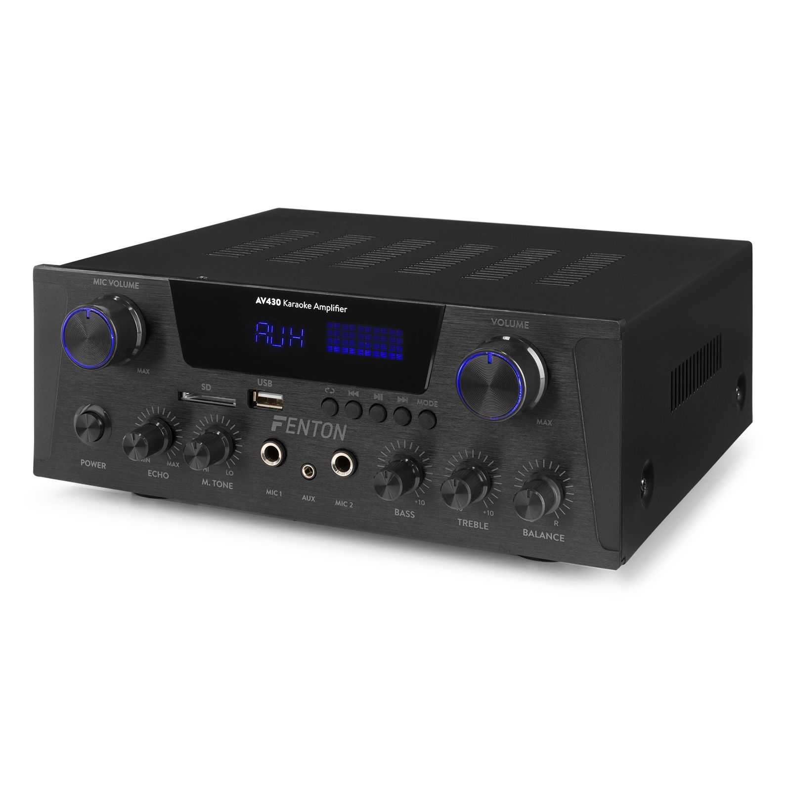 AV430B HiFi Amplifier 2x 300W Black