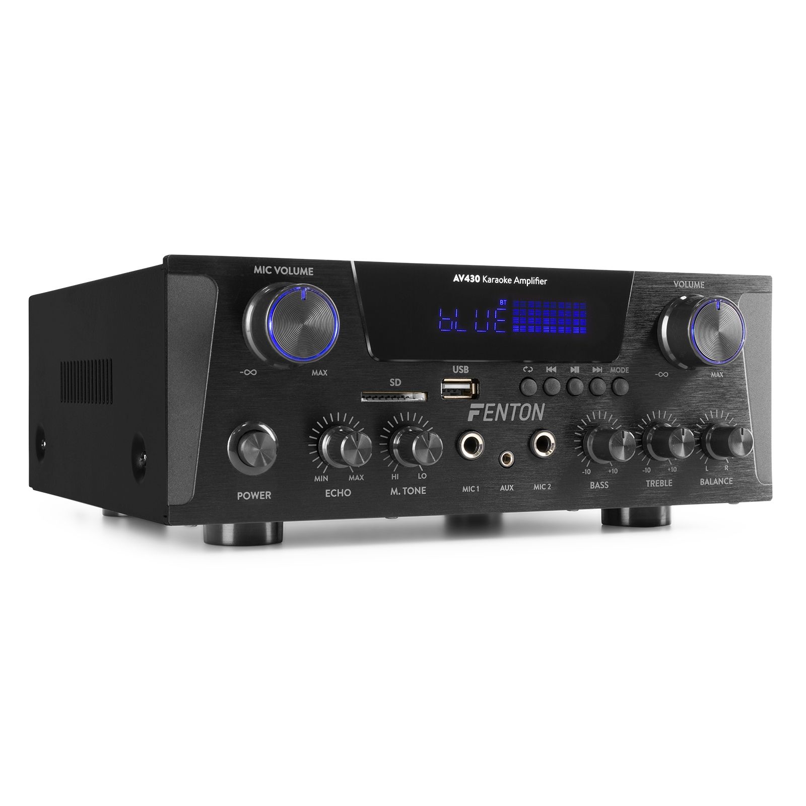 AV430B HiFi Amplifier 2x 300W Black