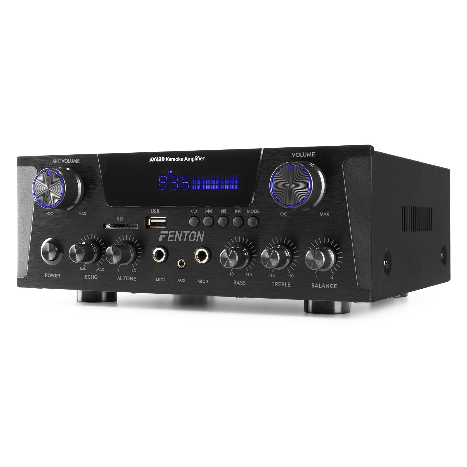 AV430B HiFi Amplifier 2x 300W Black