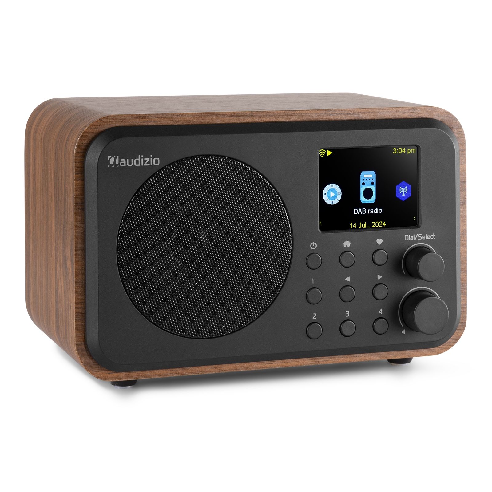 Vicenza WIFI Internet Radio with DAB+ and Battery Wood