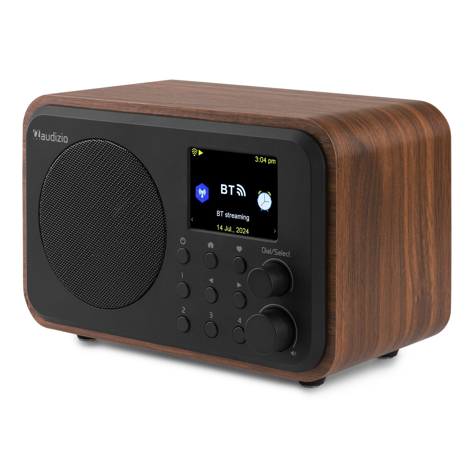 Vicenza WIFI Internet Radio with DAB+ and Battery Wood