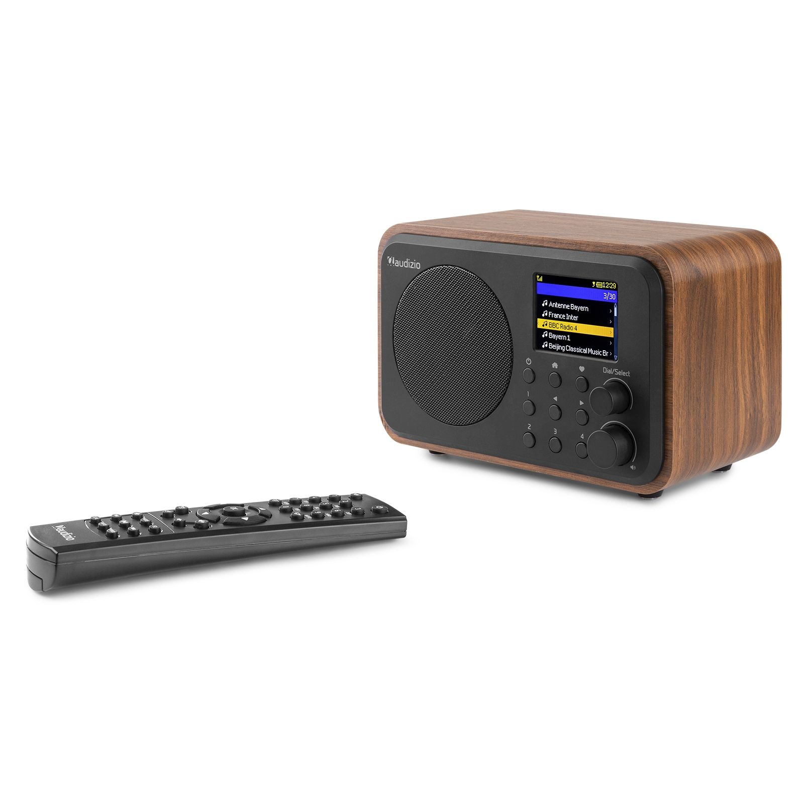 Vicenza WIFI Internet Radio with DAB+ and Battery Wood