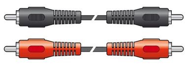 CX402 Cable 2RCA  Bulk Black