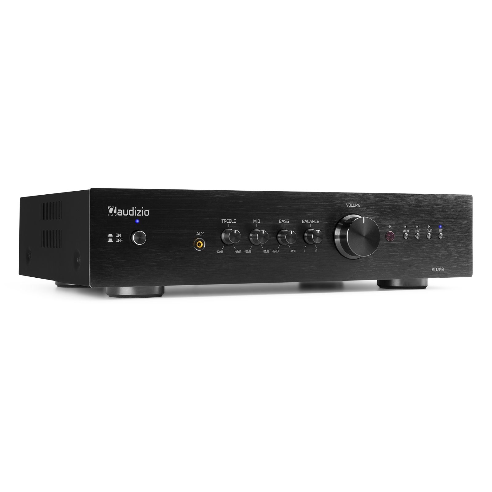 AD200B 2-Channel HiFi Amplifier Black