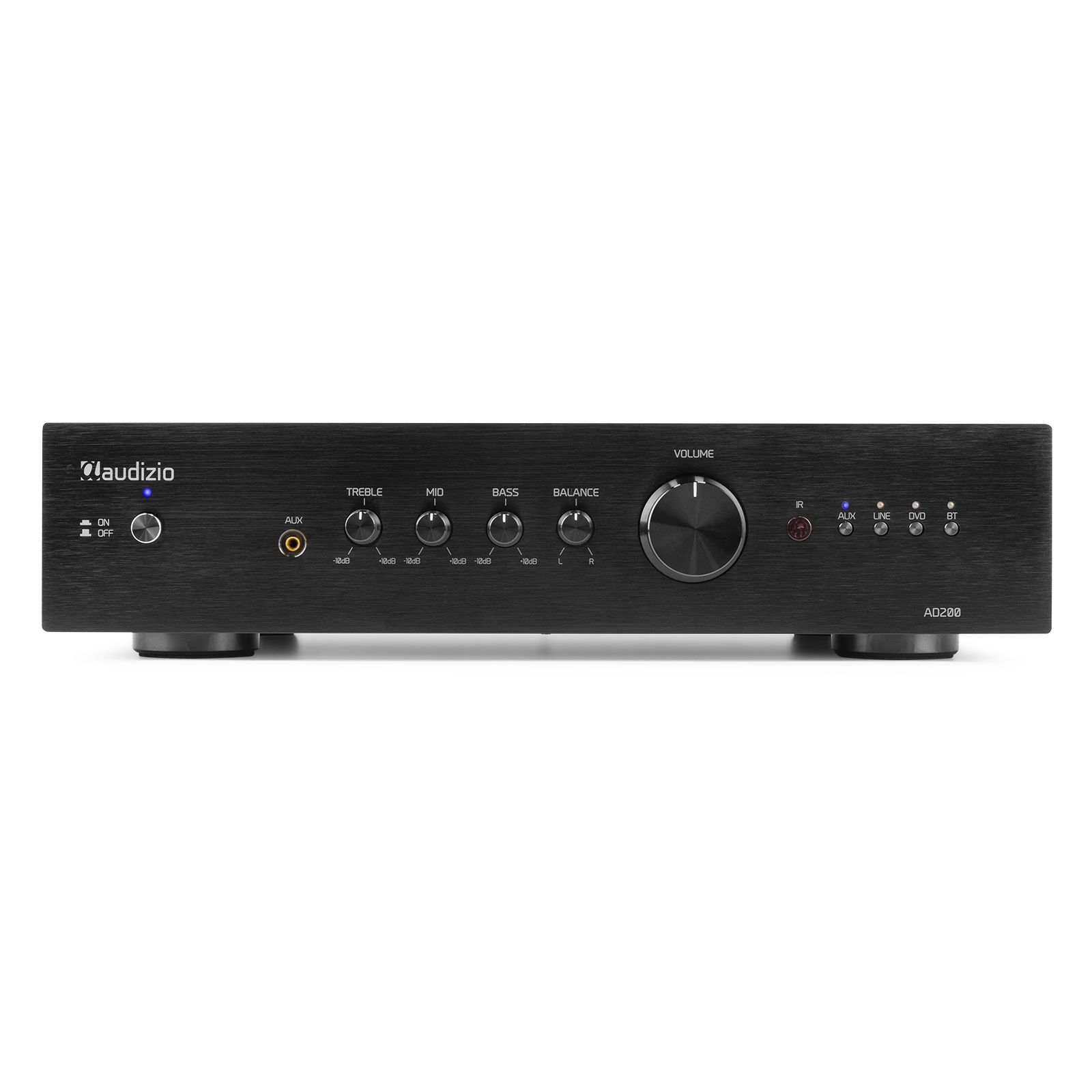 AD200B 2-Channel HiFi Amplifier Black