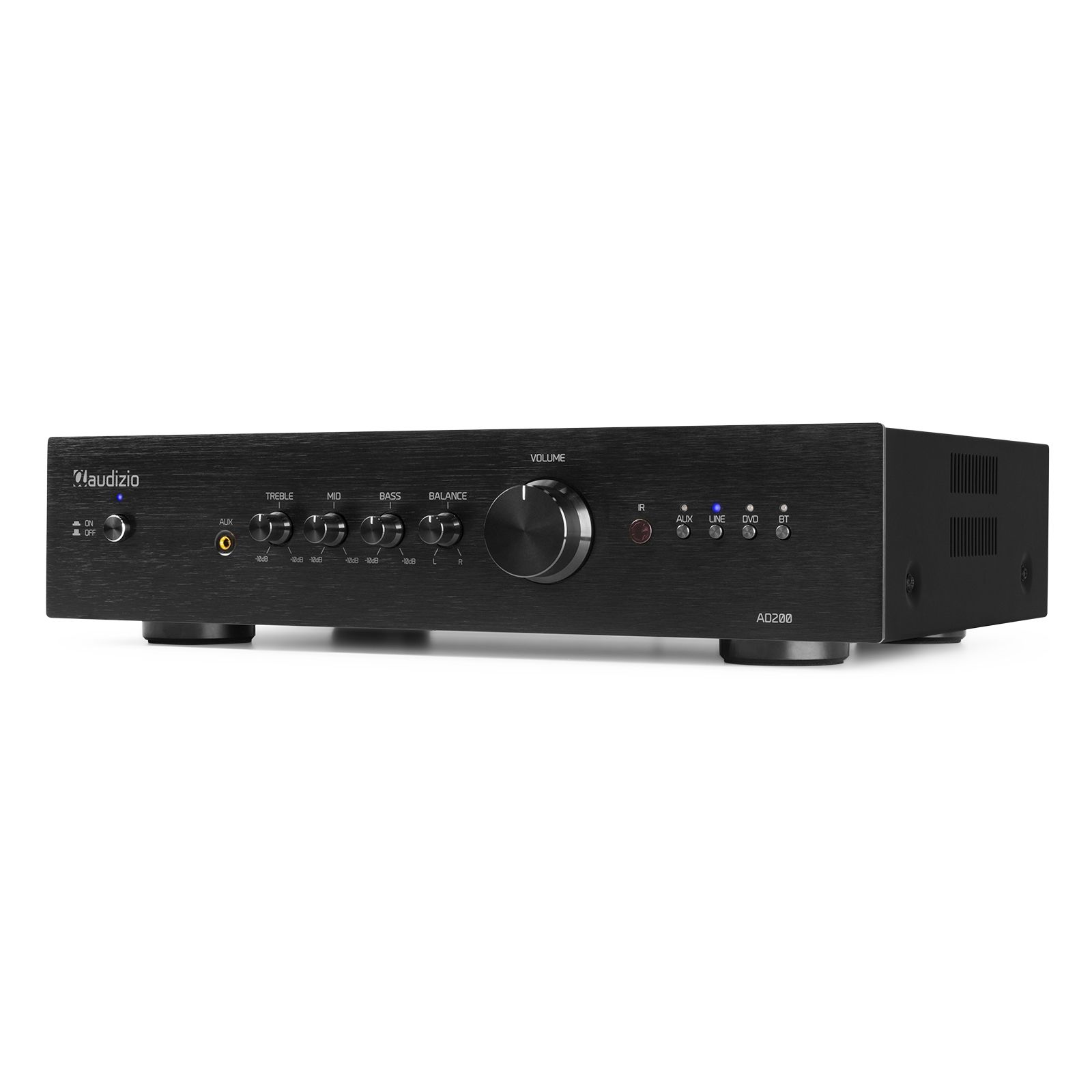 AD200B 2-Channel HiFi Amplifier Black