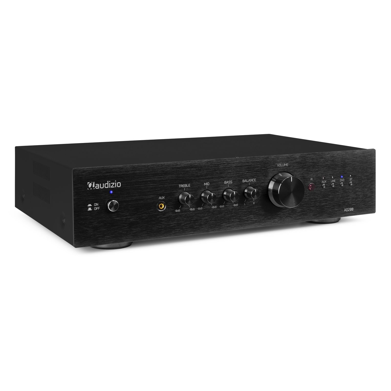 AD200B 2-Channel HiFi Amplifier Black