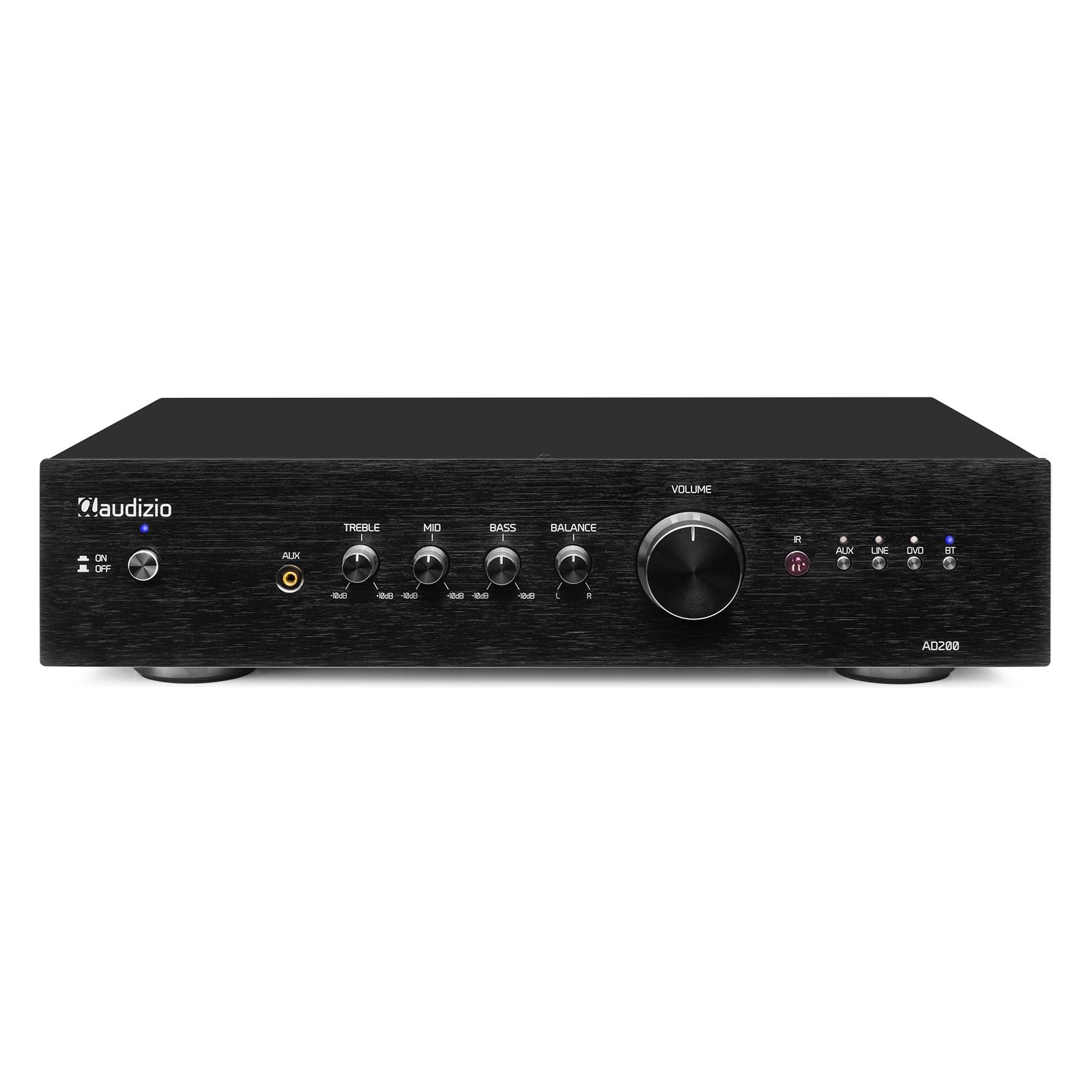 AD200B 2-Channel HiFi Amplifier Black