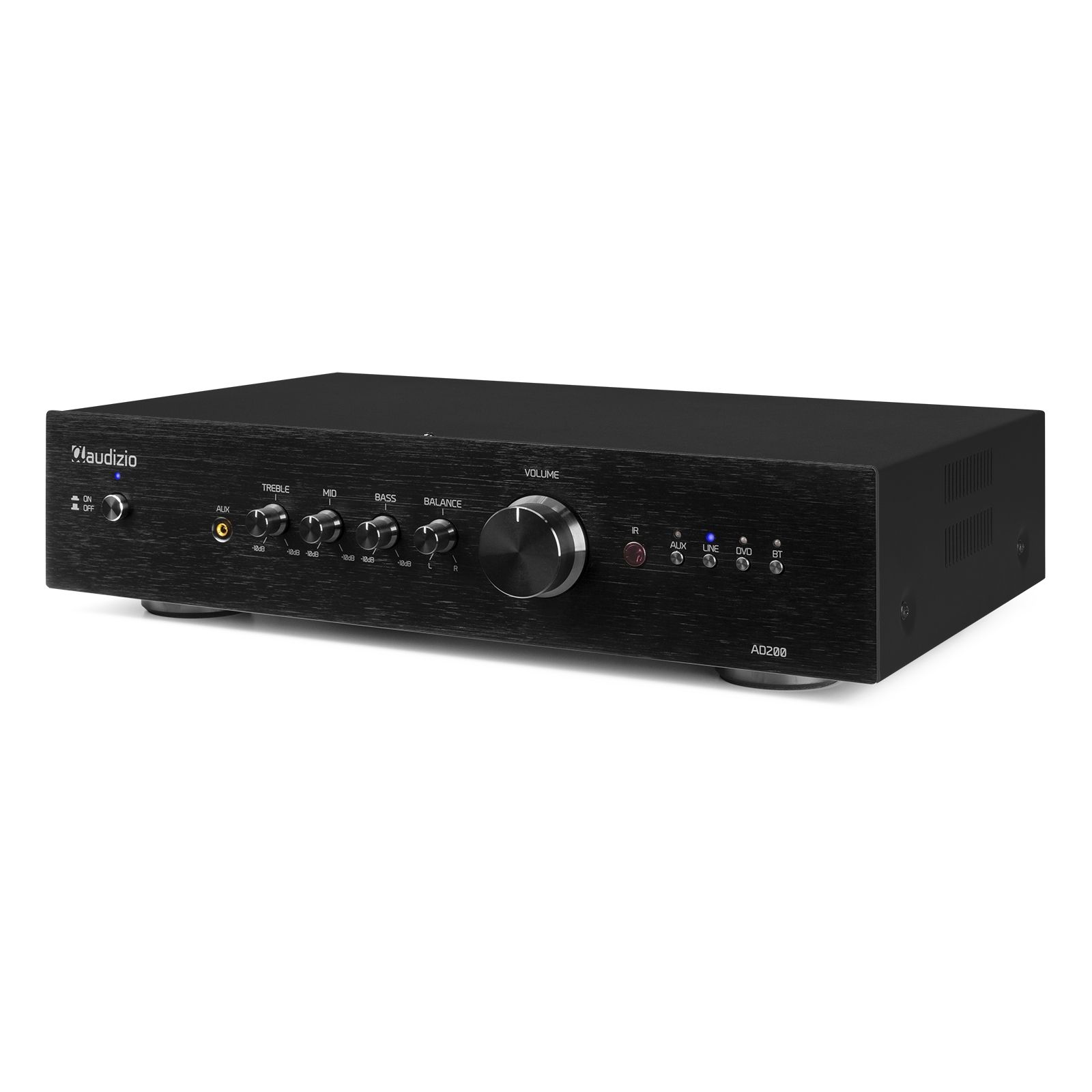 AD200B 2-Channel HiFi Amplifier Black
