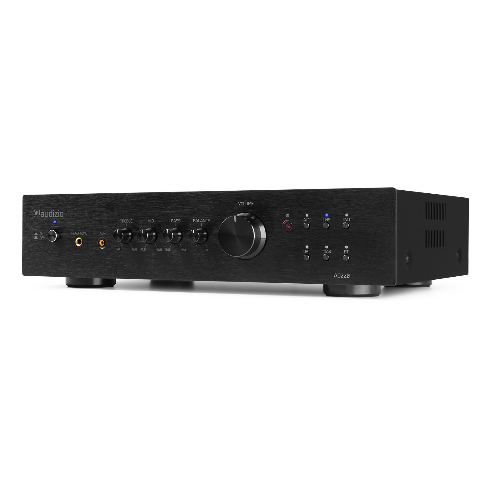 AD220B 2-Channel HiFi Amplifier Black