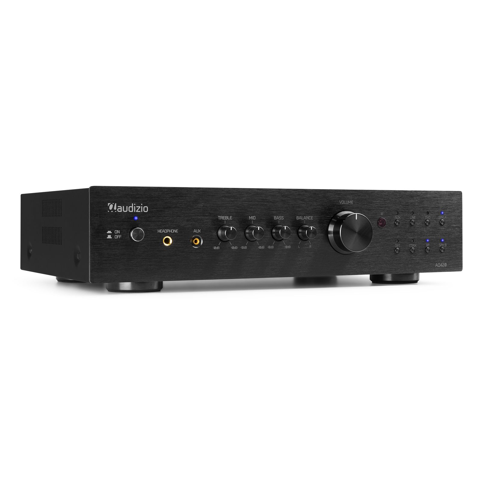 AD420B 4-Channel HiFi Amplifier Black