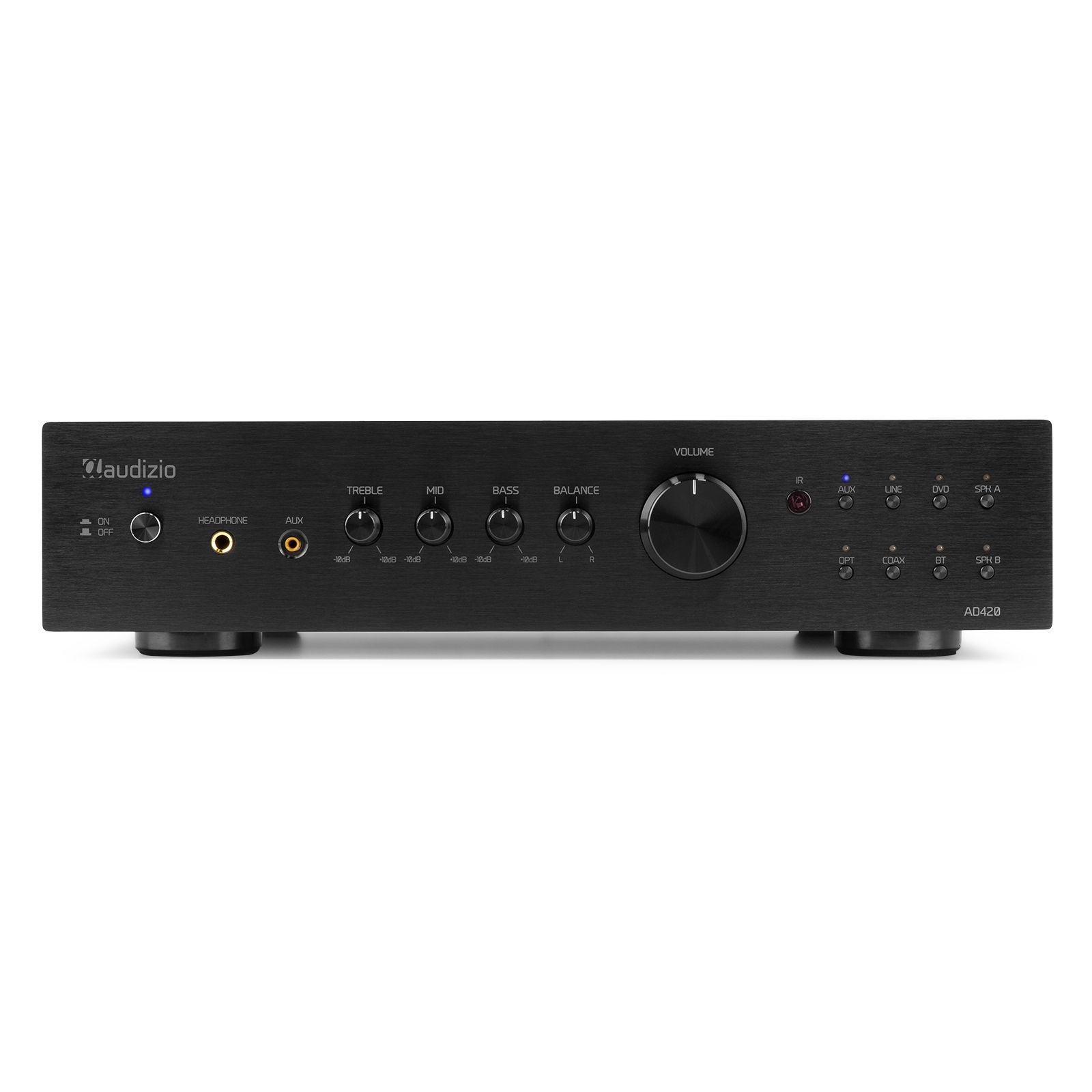AD420B 4-Channel HiFi Amplifier Black