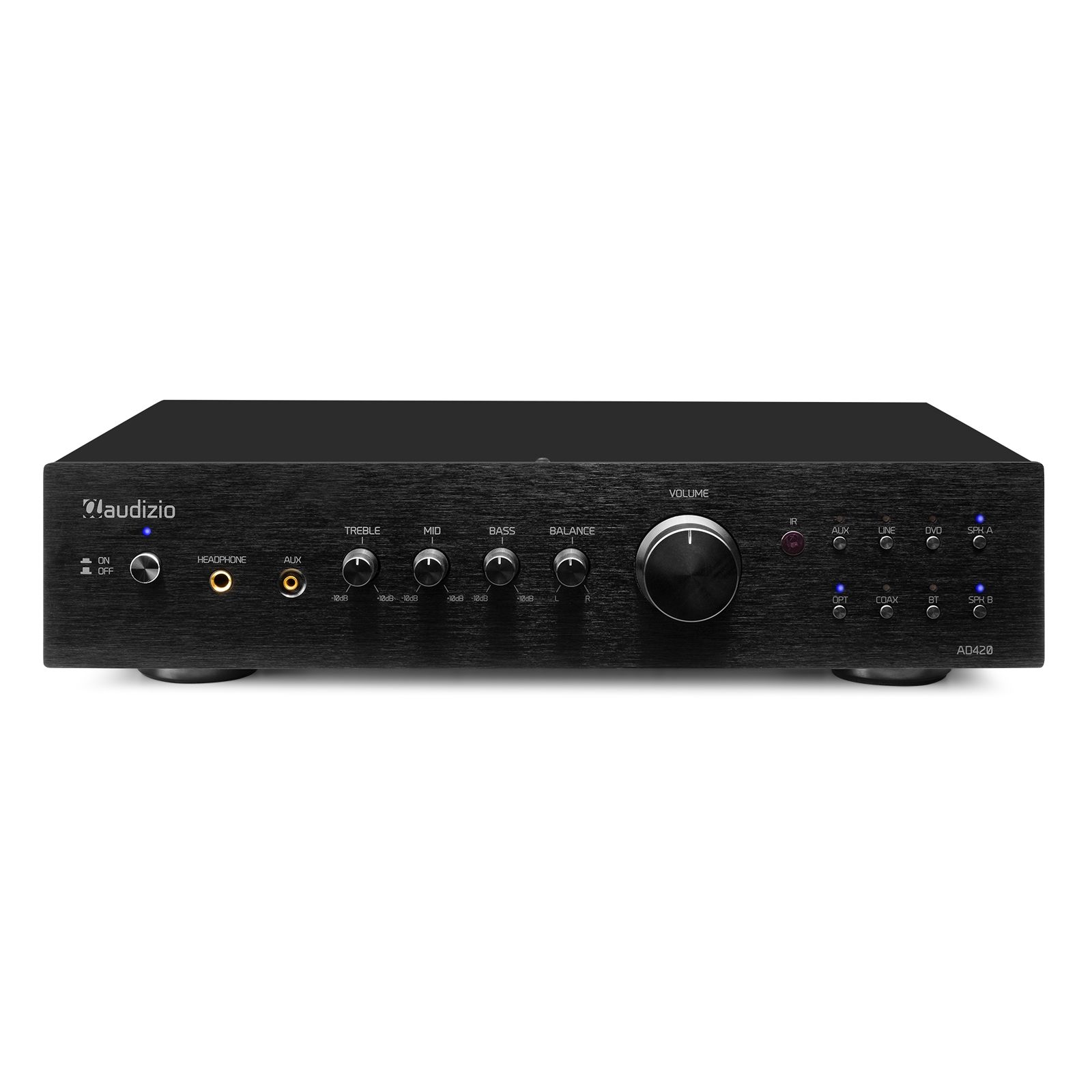 AD420B 4-Channel HiFi Amplifier Black
