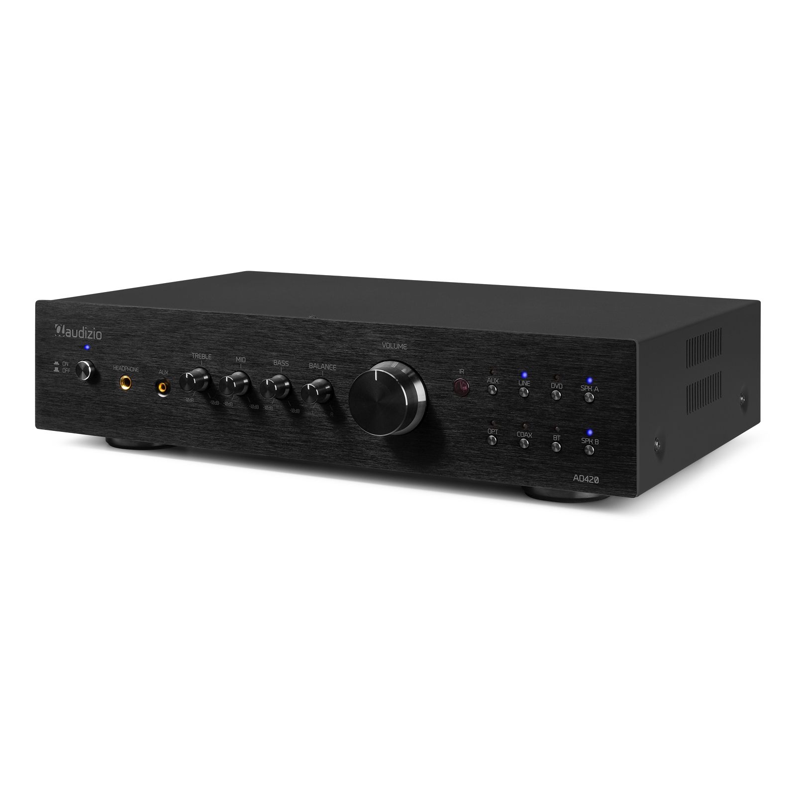 AD420B 4-Channel HiFi Amplifier Black