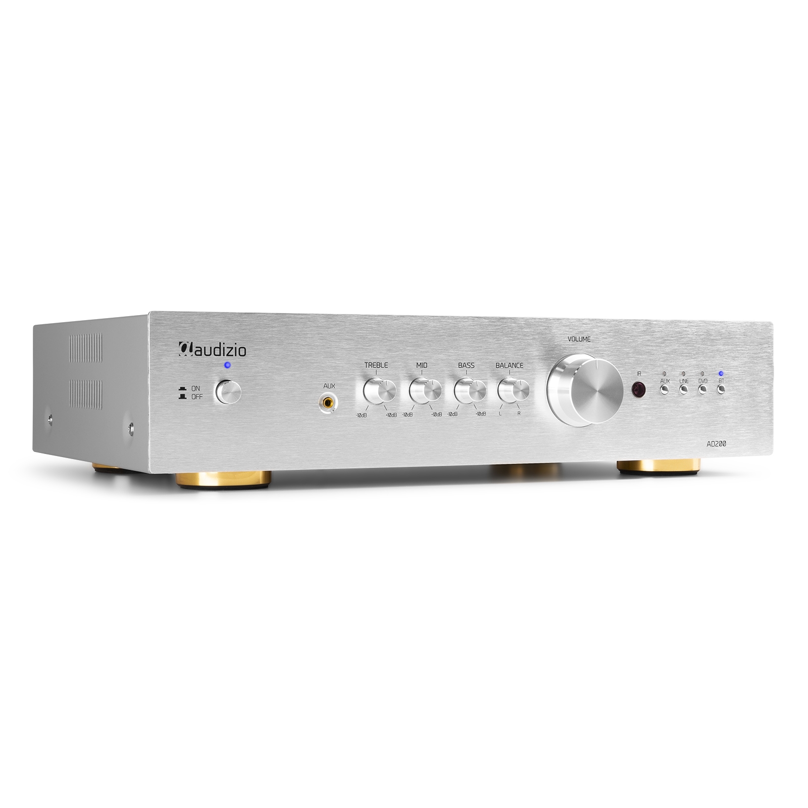 AD200A 2-Channel HiFi Amplifier Alu