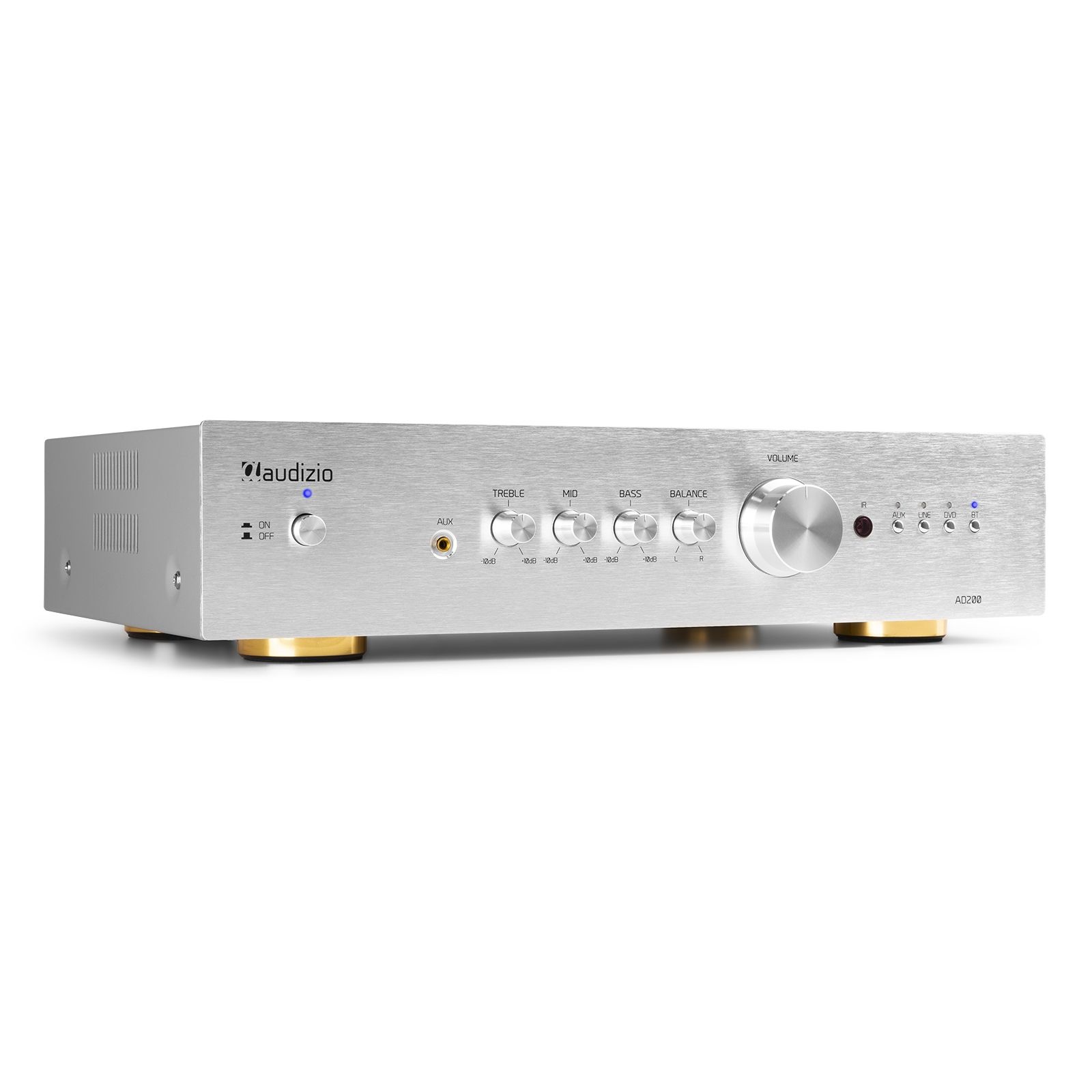 AD200A 2-Channel HiFi Amplifier Alu