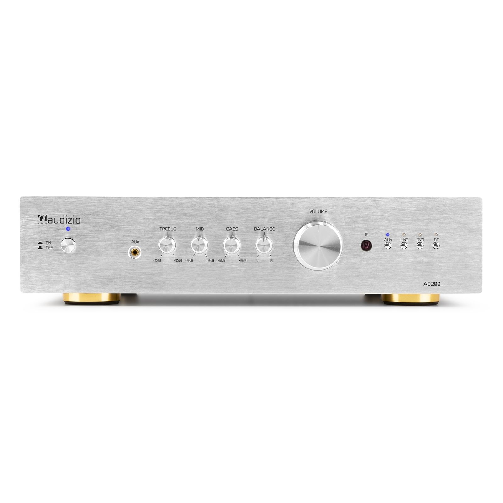 AD200A 2-Channel HiFi Amplifier Alu
