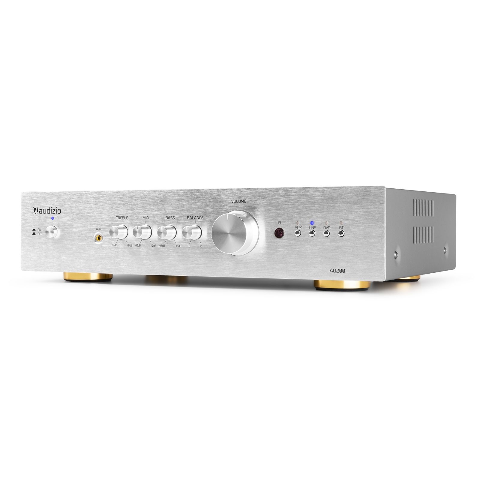 AD200A 2-Channel HiFi Amplifier Alu