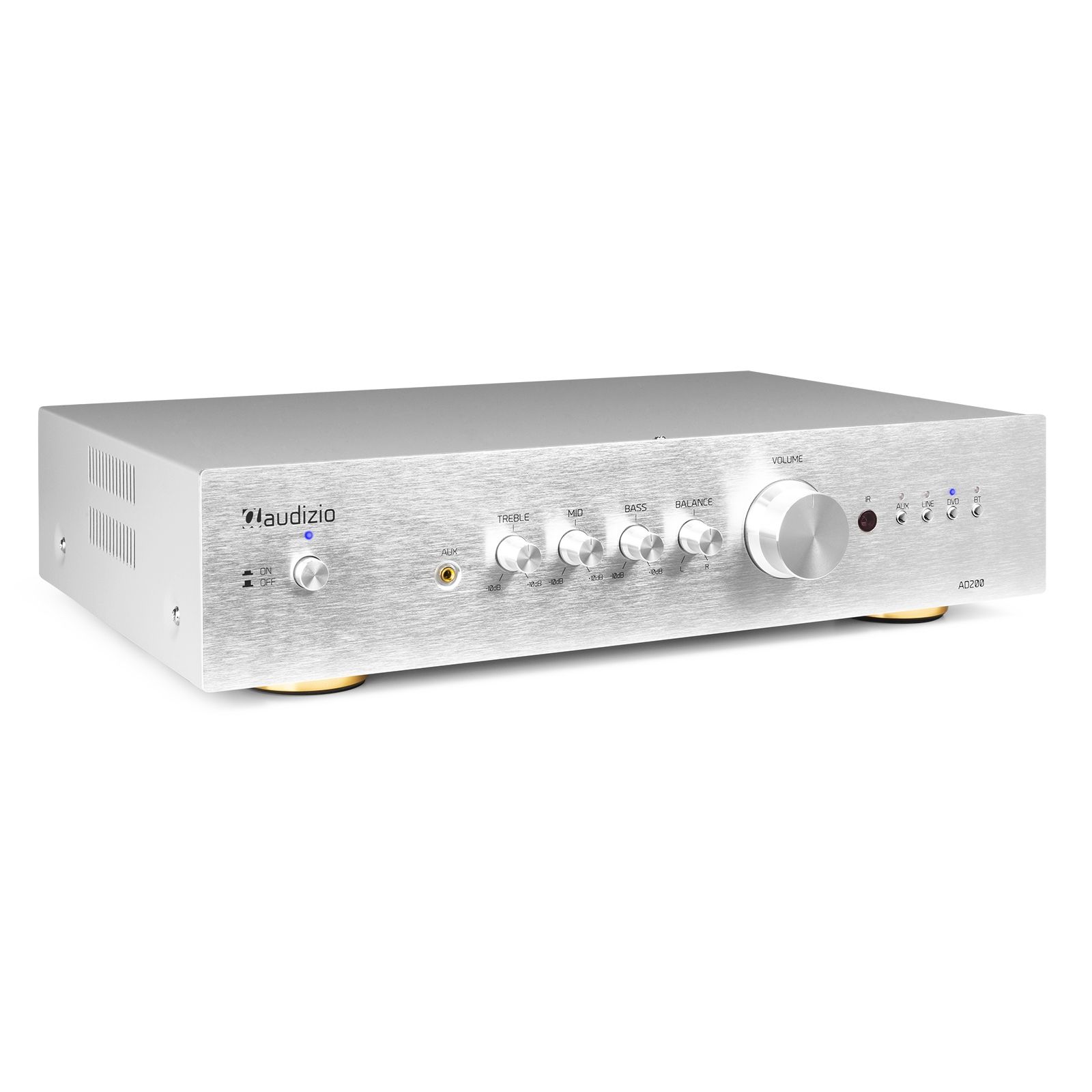 AD200A 2-Channel HiFi Amplifier Alu