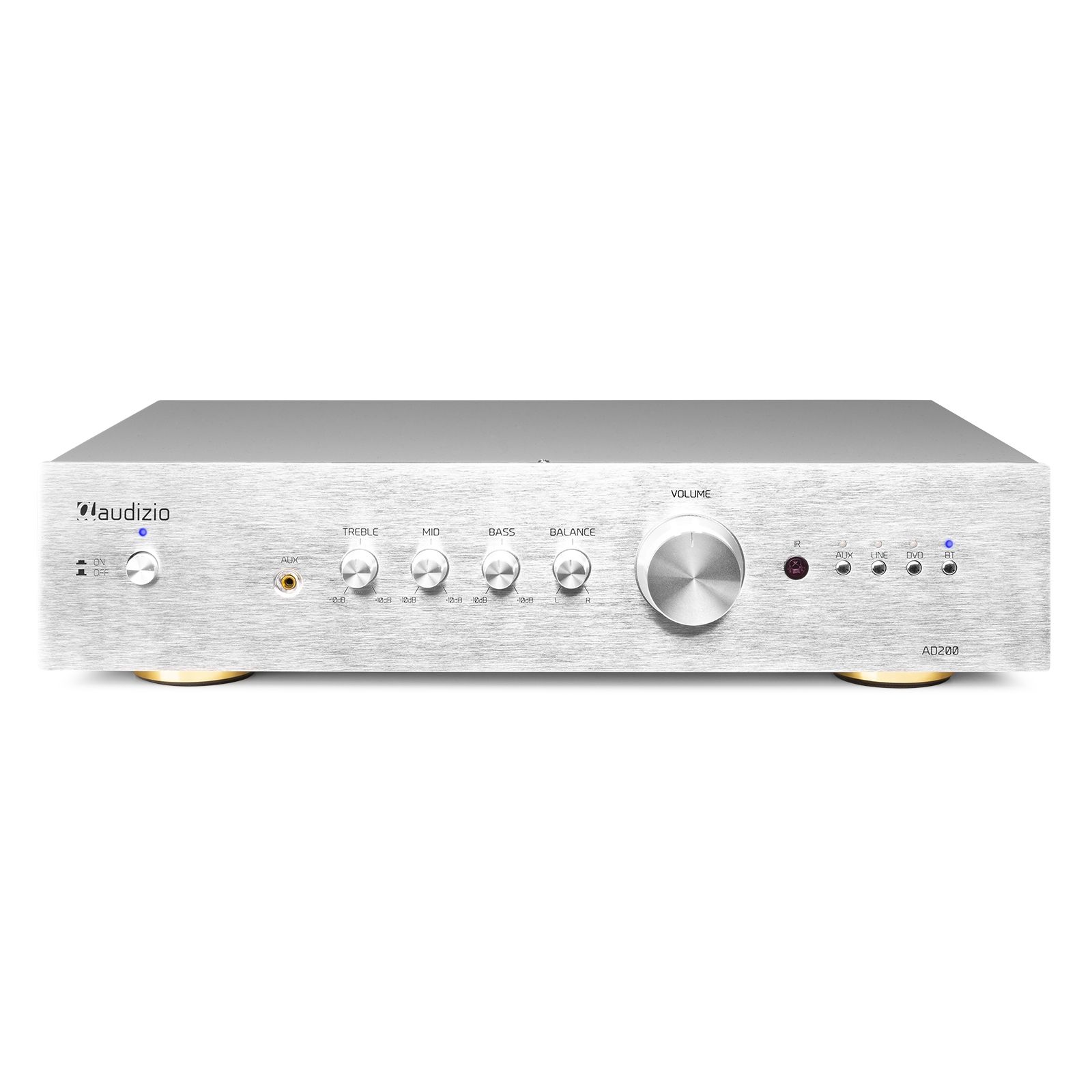 AD200A 2-Channel HiFi Amplifier Alu