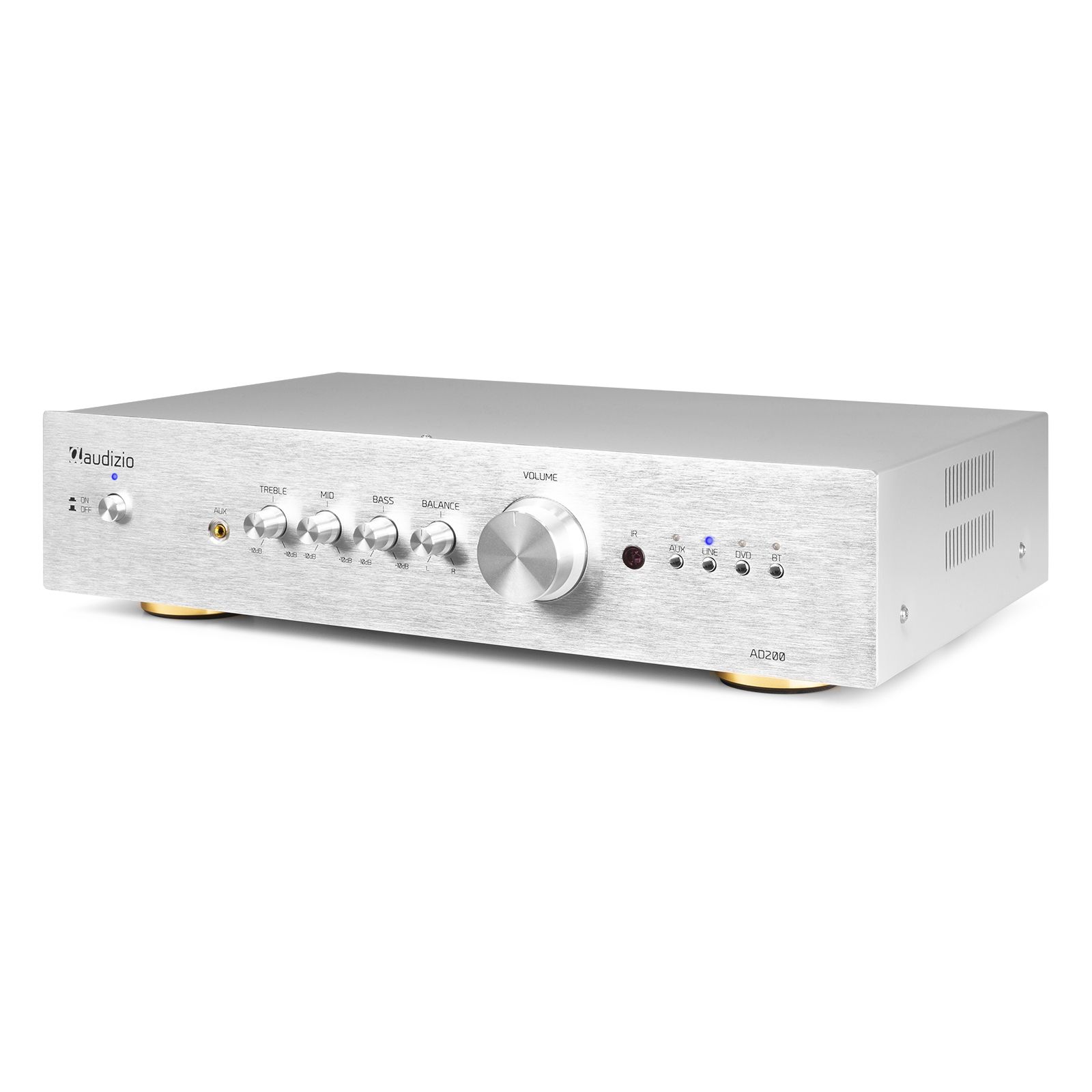 AD200A 2-Channel HiFi Amplifier Alu