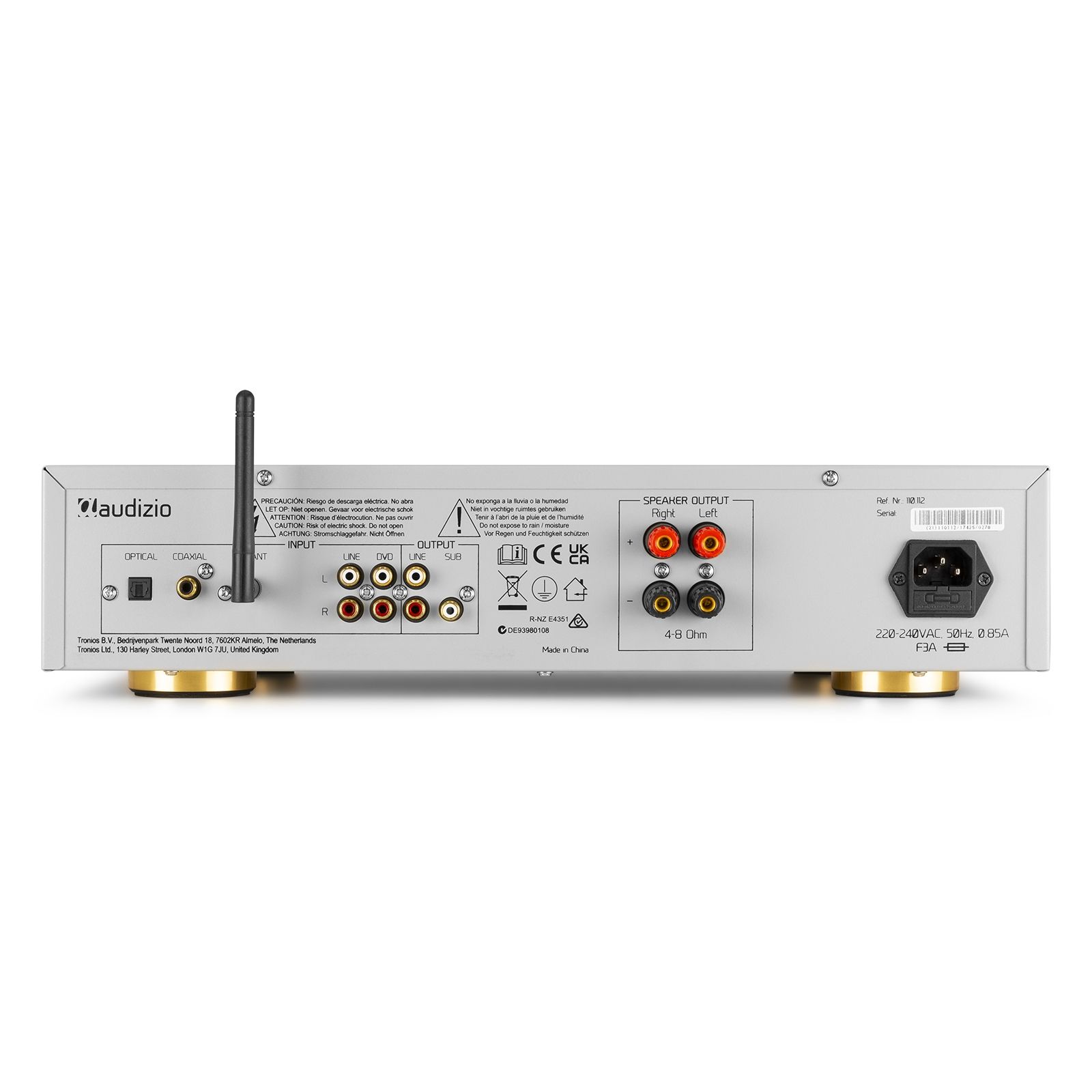 AD220A 2-Channel HiFi Amplifier Alu