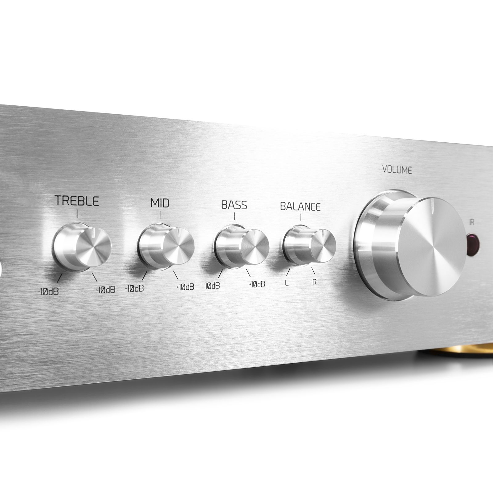 AD220A 2-Channel HiFi Amplifier Alu