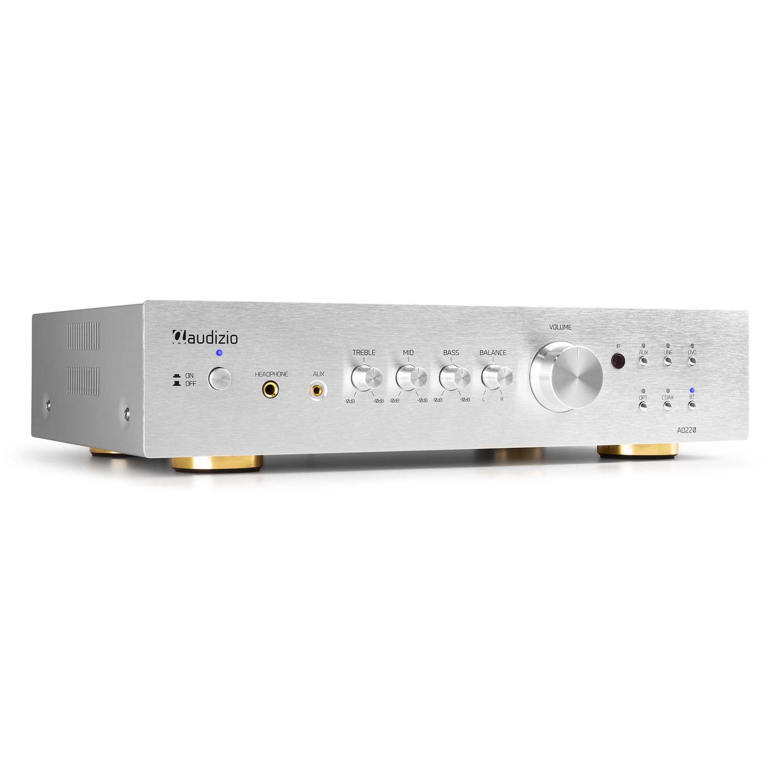 AD220A 2-Channel HiFi Amplifier Alu