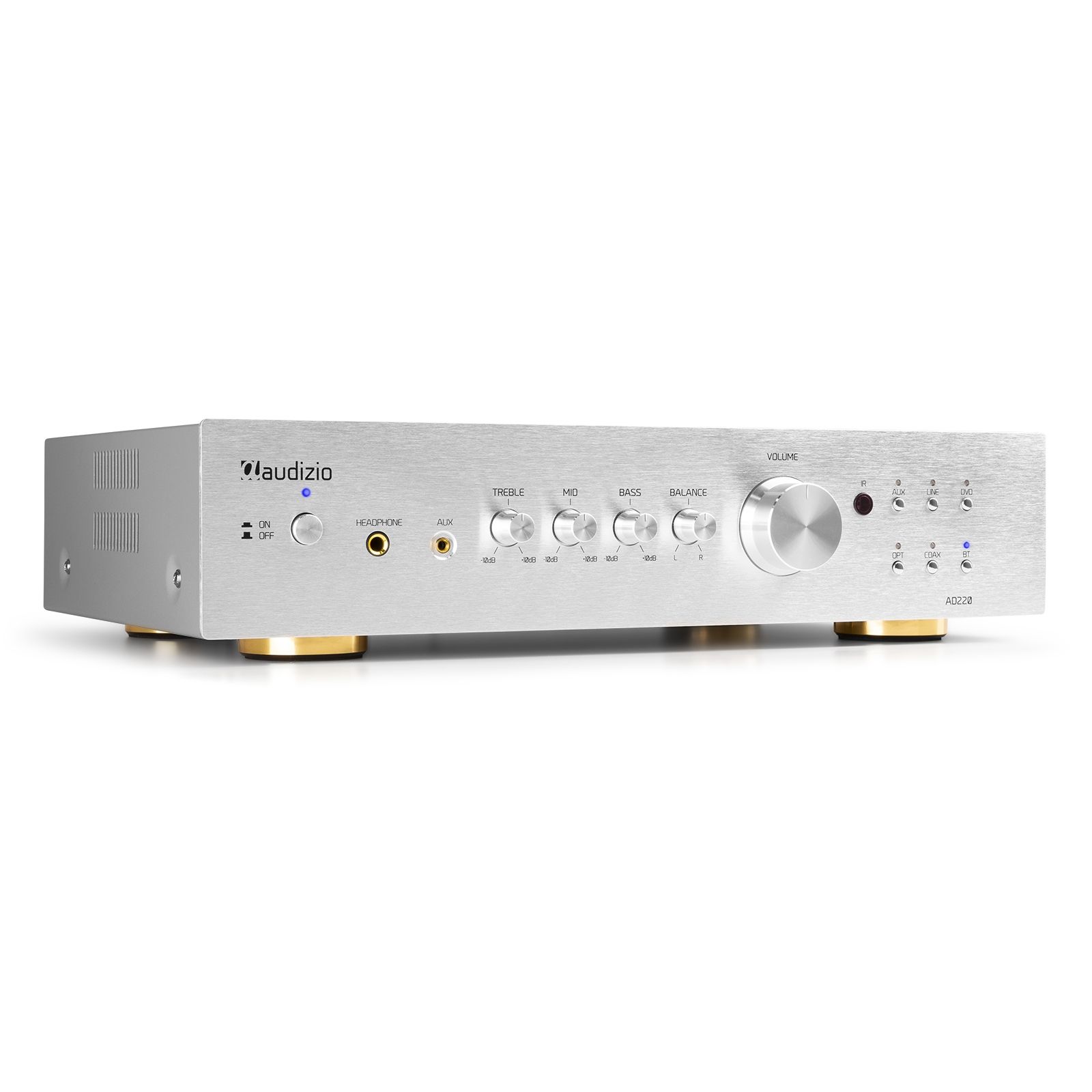 AD220A 2-Channel HiFi Amplifier Alu