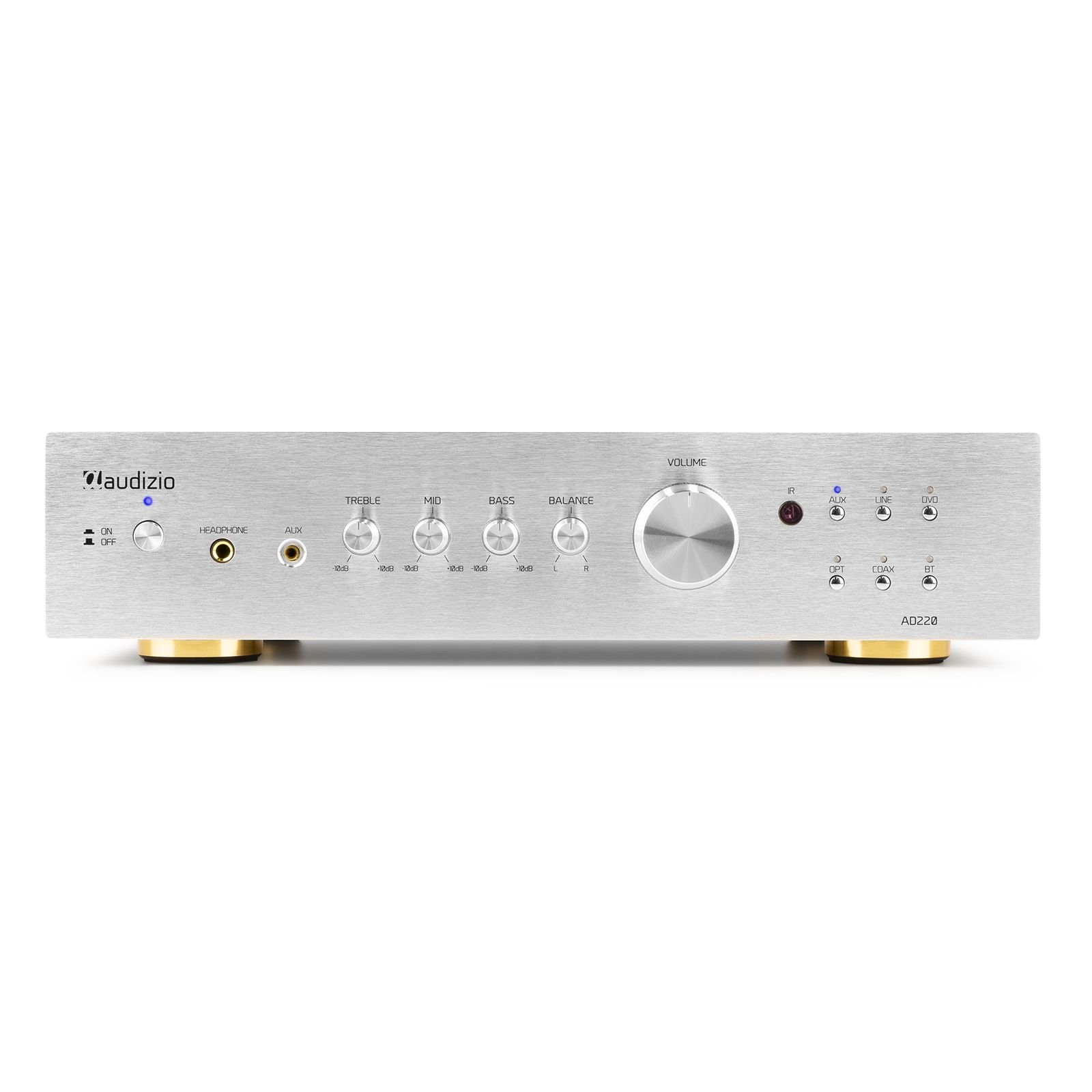 AD220A 2-Channel HiFi Amplifier Alu