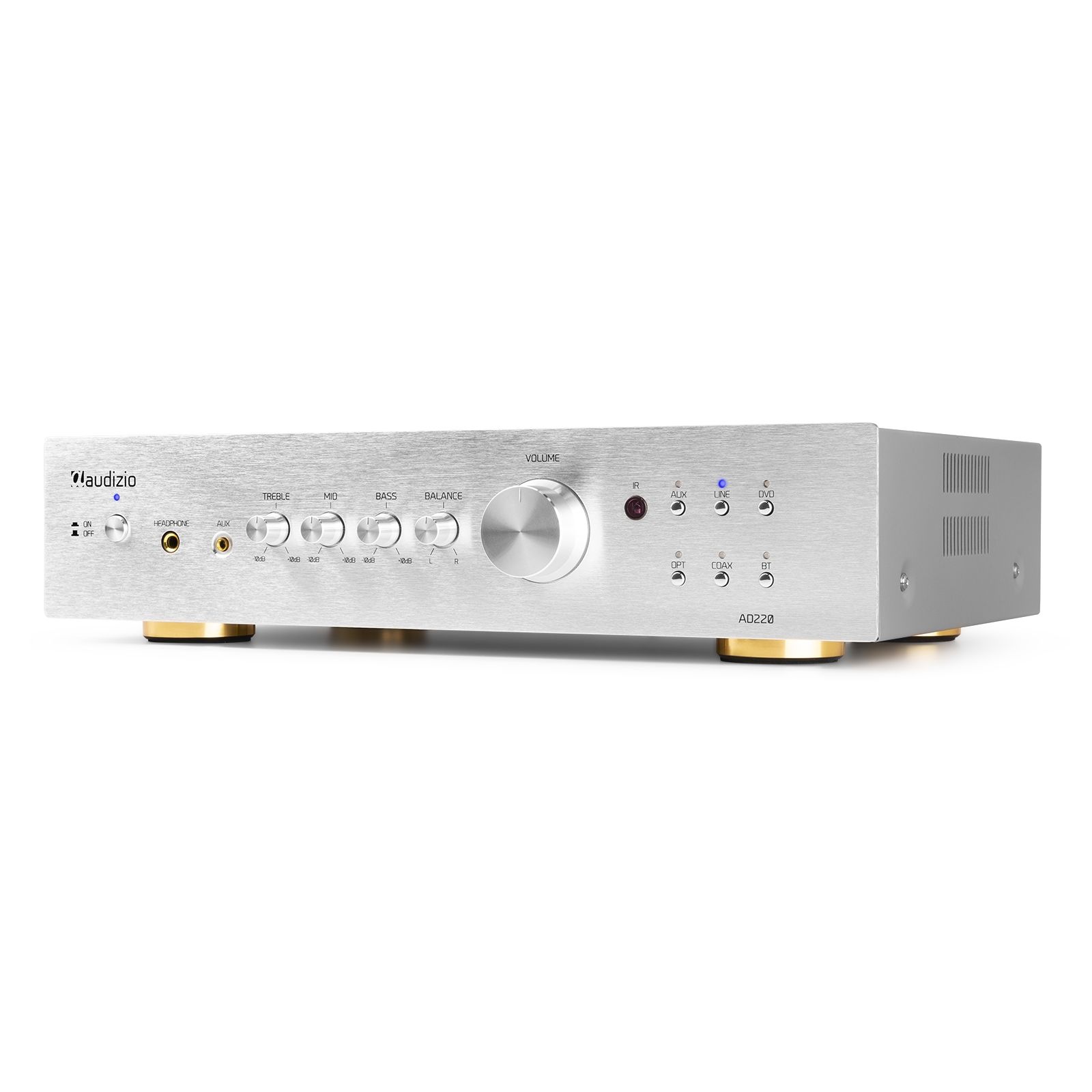 AD220A 2-Channel HiFi Amplifier Alu