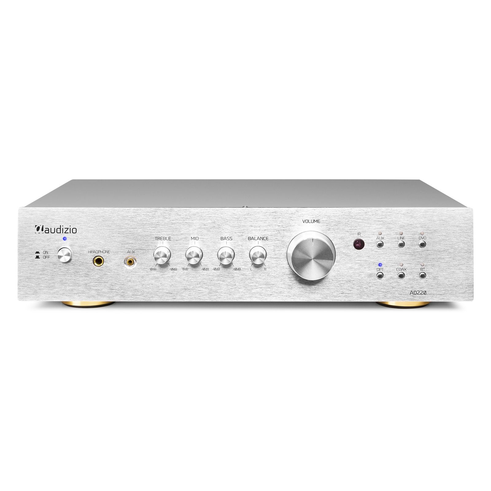 AD220A 2-Channel HiFi Amplifier Alu