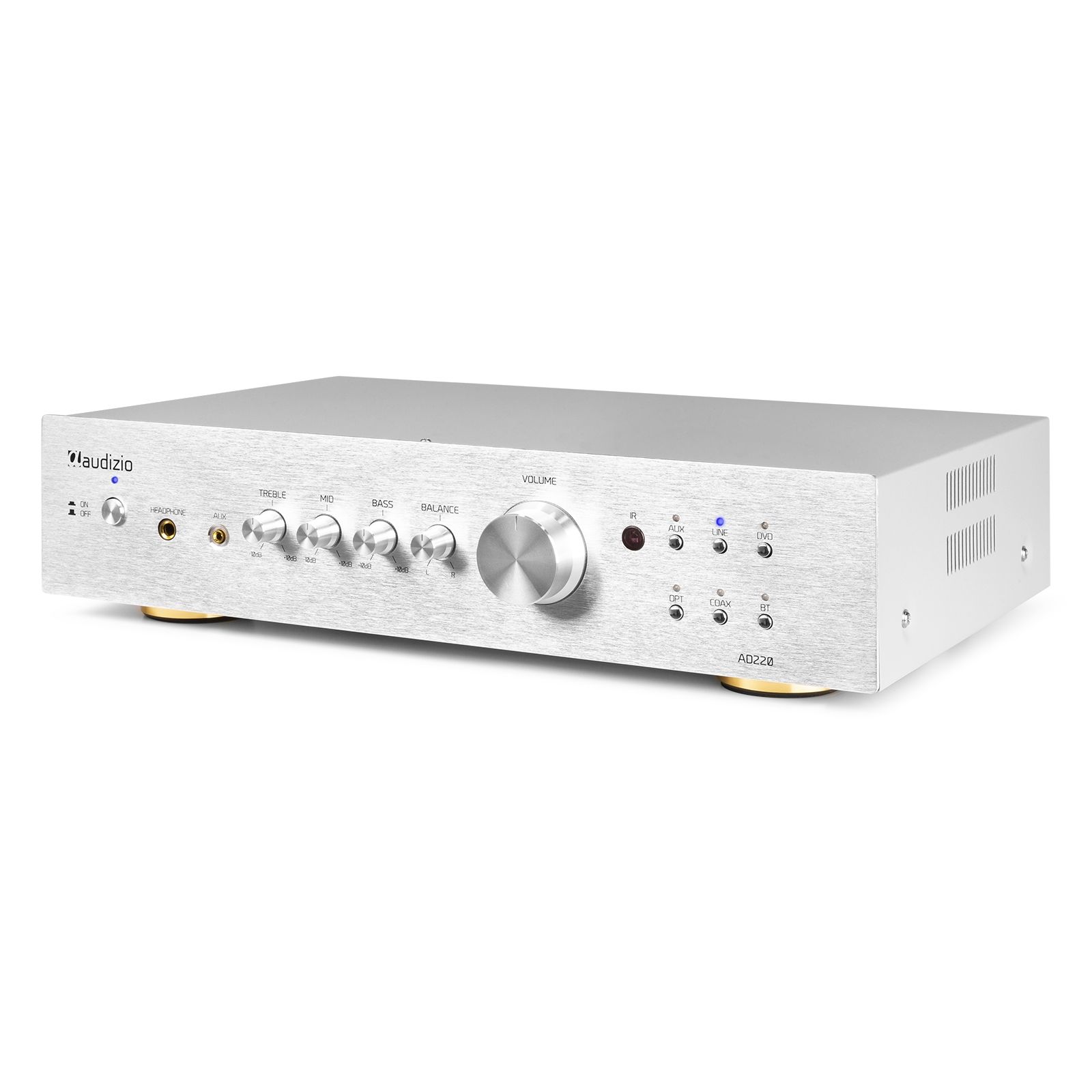 AD220A 2-Channel HiFi Amplifier Alu