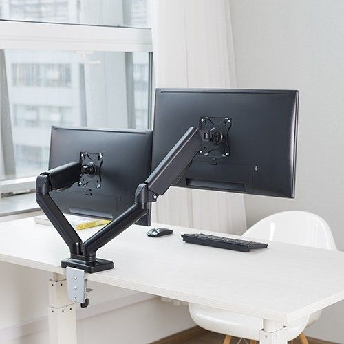 CMA20G Double Monitor Arm Gas Spring 17”- 32”