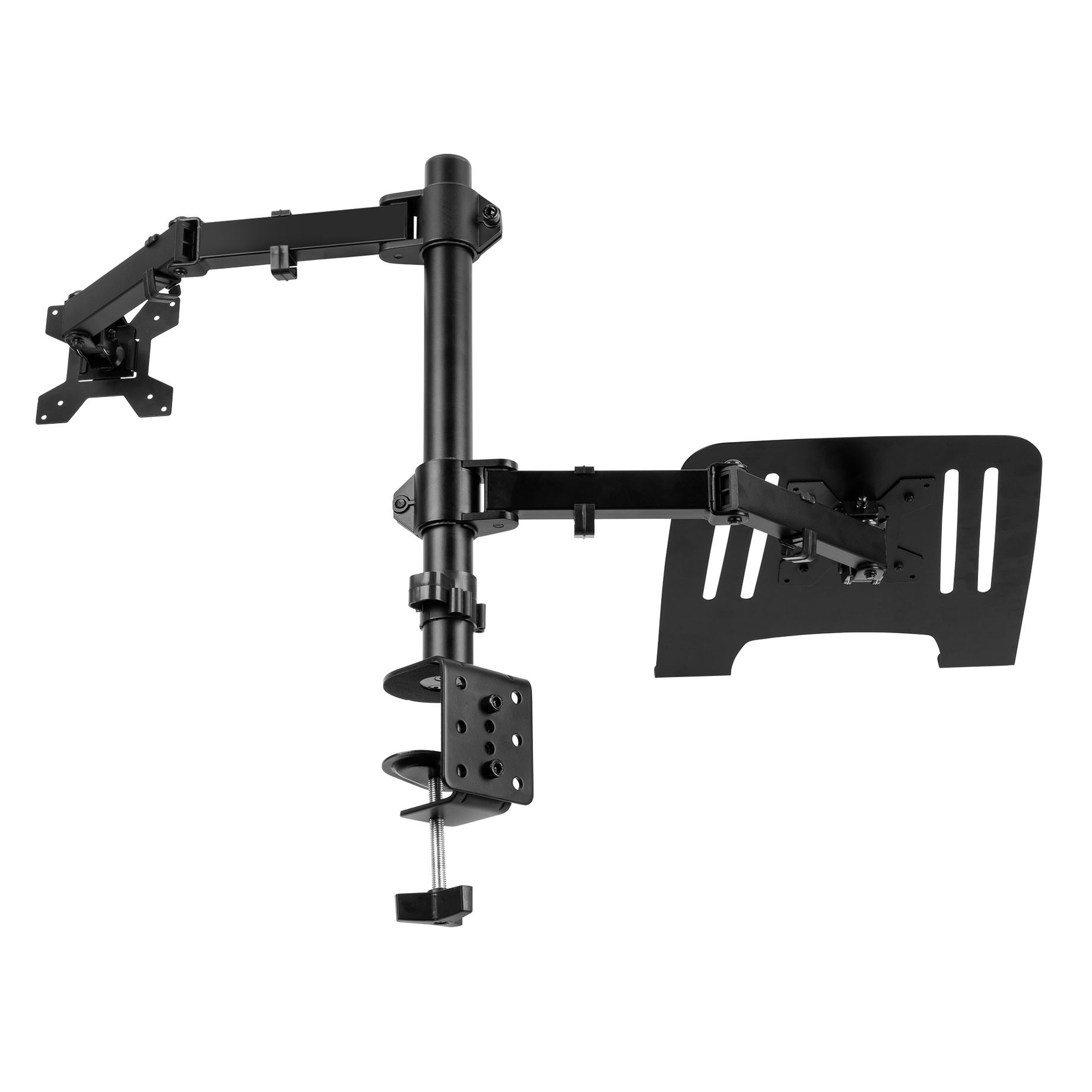 CMA10L Single Monitor Arm 13”- 32” with Laptop stand